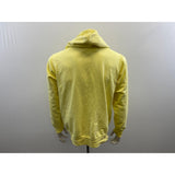 Crooks & Castles Unisex Yellow Hoodie Size Medium Long Sleeve Cotton Blend Sweatshirt