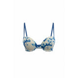 La Senza Remix Women's Blue Tie Dye T-Shirt Bra Size 32B Polyamide