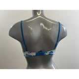 La Senza Remix Women's Blue Tie Dye T-Shirt Bra Size 32B Polyamide