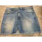 BDG Denim Womens Blue Size Large Skirt Zipper
