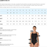 Speedo womens Swimsuit One Piece Endurance+ Flyback Adult 8/34 Black White NWOT