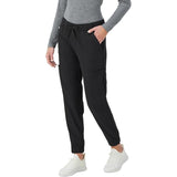 Hanes CSW101 Womens Healthcare Scrub Joggers Medical Pants Medium Black NWT