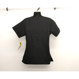WonderWink Women's Black V Neck Scrub Top Size XS Polyester Blend Short Sleeve NWT.