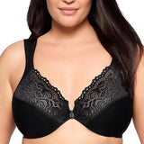 Glamorise Full Figure Wonderwire Front Close Bra 1245 Full Coverage 38D NWOT