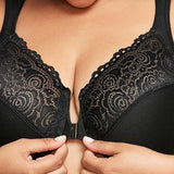 Glamorise Full Figure Wonderwire Front Close Bra 1245 Full Coverage 38D NWOT