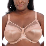 Goddess GD6090FAN Plus-size Keira Banded Underwire Bra Size 36G Fawn NWT