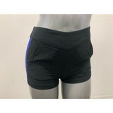 Aeropostale Women's Small Black Blue Stretch Rayon Short Shorts