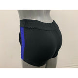 Aeropostale Women's Small Black Blue Stretch Rayon Short Shorts