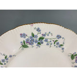 Paragon Forget Me -Not By Appointment To Her Majesty The Queen 10.5 "Dinner Plate