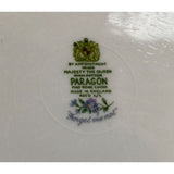 Paragon Forget Me -Not By Appointment To Her Majesty The Queen 10.5 "Dinner Plate