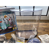 Tetra 3 Gallon Half Moon Bubbling LED Aquarium for Beta or Small tropical fish NEW