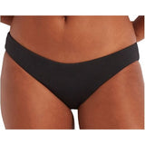 Seafolly Australia Hipster Bikini Bottoms Size 10 Black  - Recycled Fibers - 40473-92