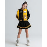 Varsity Pep Squad Outfit Set Jacket and Skirt 2 Piece Women's S-XS NEW