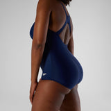 Speedo Women's 18 Swimsuit PowerFlex Princess Seam Ultraback Conservative Cut
