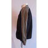 Easton Small  Lined Pullover Hockey  Sport Jacket   Black and Grey  Nylon / Poly