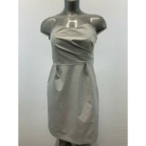 Vero Moda Women's Size 42 us 12 Polyester Strapless Gray Galia Short Dress NEW