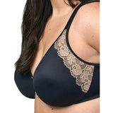 Wonderbra Plus W1983 No Poke Underwire Bra Black/Beige