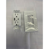 High Speed USB type-c/a wall outlet 15A New