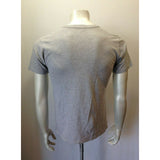 Tommy Hilfiger Boys Large Short Sleeve Gray Stars & Stripes H Logo T Shirt