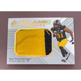 2023 Upper Deck CFL SP Game Used Jumbo Patches Sean Thomas-Erlington Tiger Cats CP-ST