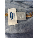 Old Navy Women's Open Front Denim Long Sleeve Cardigan Size Large Blue Cotton Blend