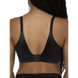 Smart & Sexy Women's Smooth Lace T-Shirt Bra Style-SA1425 Black Hue