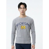 Michigan State University Grey Long Sleeve Medium  Pullover Shirt