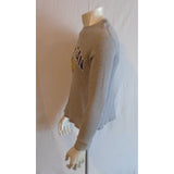 Michigan State University Grey Long Sleeve Medium  Pullover Shirt