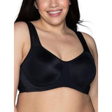 Vanity Fair 71500 Medium Impact Convertible Sports Bra Black