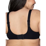 Vanity Fair 71500 Medium Impact Convertible Sports Bra Black