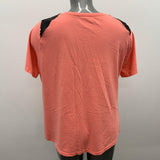 Penningtons Women's Plus Size X Top Coral Pink Tiger Cotton Shaped Fit