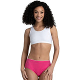 Fruit of The Loom Womens Breathable Micro Mesh Underwear Low-Rise Briefs 6/M NEW