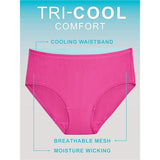 Fruit of The Loom Womens Breathable Micro Mesh Underwear Low-Rise Briefs 6/M NEW