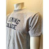 Fleming College Tee Men's Medium Crew Neck Short Sleeve Cotton Gray T Shirt