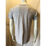 Fleming College Tee Men's Medium Crew Neck Short Sleeve Cotton Gray T Shirt