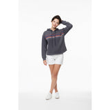 American Eagle Cropped Hoodie Women's Small Gray Amazingly Soft Cotton Blend