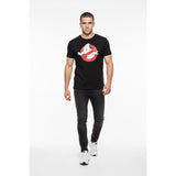 Ghostbusters Black 2015 Reprint Men's Short Sleeve Graphic T Shirt Size Medium