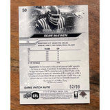 2024 Upper Deck CFL Game Patch Auto #/99 Sean McEwen 50 Calgary Stampeders