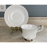 Royal Albert Chantilly Bone China England Tea Cup & Saucer Set