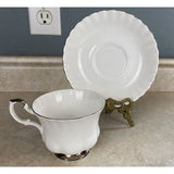 Royal Albert Chantilly Bone China England Tea Cup & Saucer Set