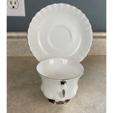 Royal Albert Chantilly Bone China England Tea Cup & Saucer Set