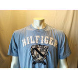 Tommy Hilfiger T shirt Men's Large Blue Short Sleeve Embroidered Spell Out Tee