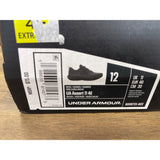 Under Armour Charged+ Men's 12.5 Assert 11 4E NEW