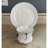 Royal Albert Chantilly Bone China Small 2.5" Tea Cup & Saucer Set