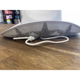 Glitter Star Cowboy Hat Costume accessory - Women's White