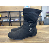 Luoika Women's Wide Width Ankle Boots Black 230711 10.5w NEW