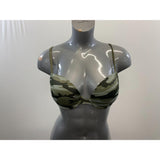 La Senza Women's Army Green Cameo Remix Bra Size 36C Nylon Blend