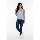 Forever 21 Women's Blue Tank Crop Top Size Small Polyester