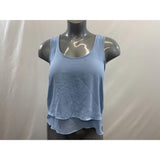 Forever 21 Women's Blue Tank Crop Top Size Small Polyester