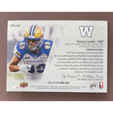 2023 Upper Deck CFL SP Game Used Jersey Kenny Lawler Blue Bombers CFL-LA